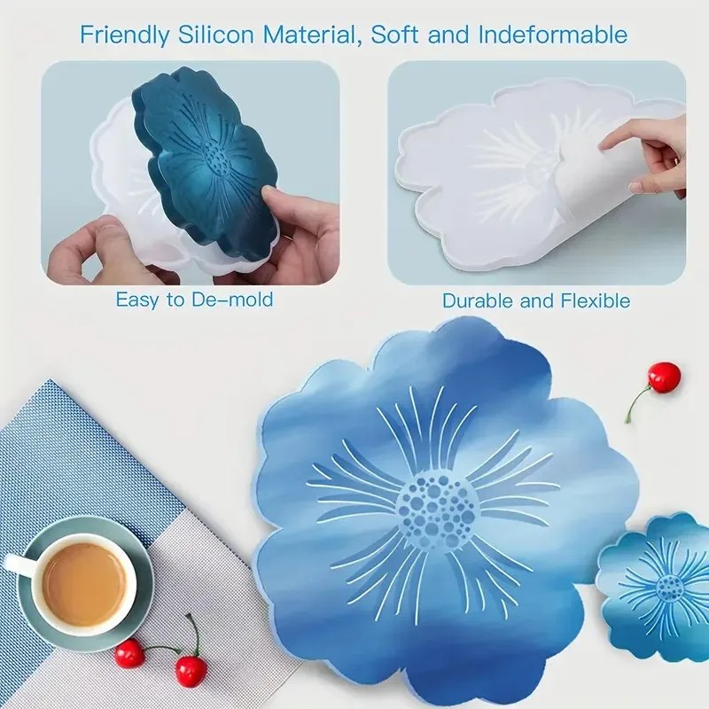 diy sakura shaped silicone res - Geode Mold Silicone recension och pris