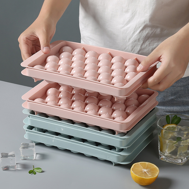 3D Round Ice Cube Tray with Li - Coaster Mold Round recension och pris