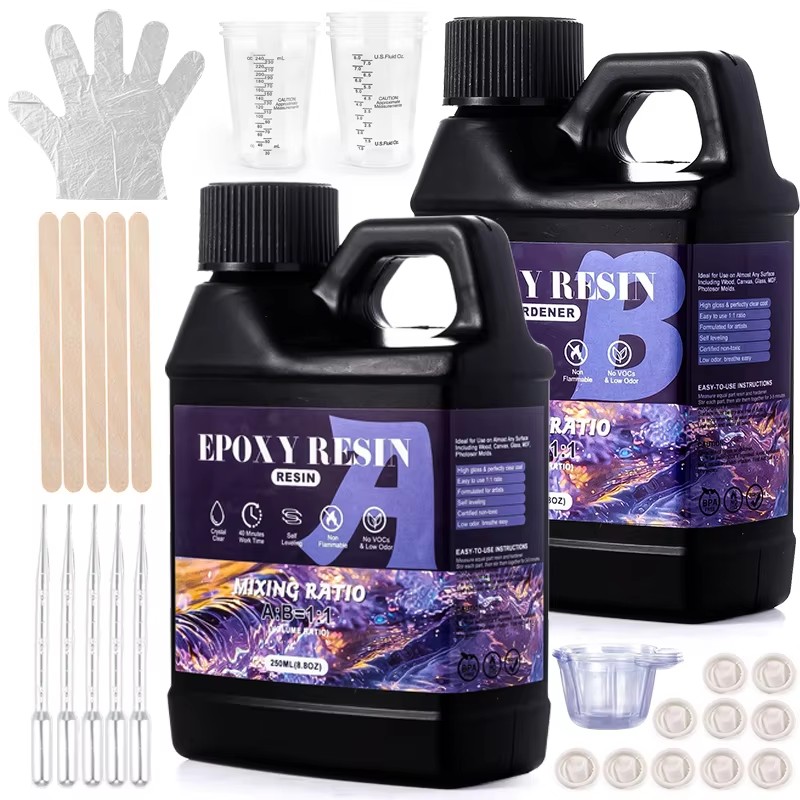 Easy Mix 1:1 Epoxy Resin Kit C - Gold Foil Flakes recension och pris