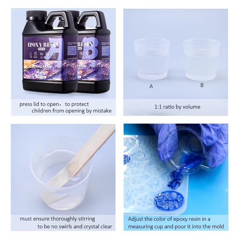 Easy Mix 1:1 Epoxy Resin Kit C - Gold Foil Flakes recension och pris