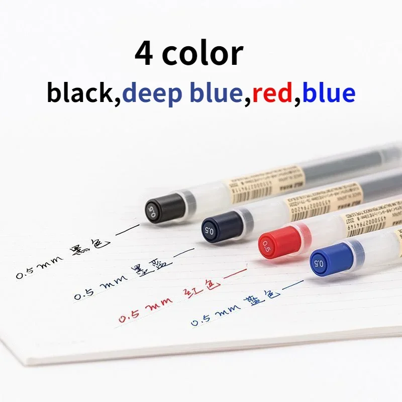 10pcs Press pen refills with 1 - Muji Stationery Gel Pen recension och pris