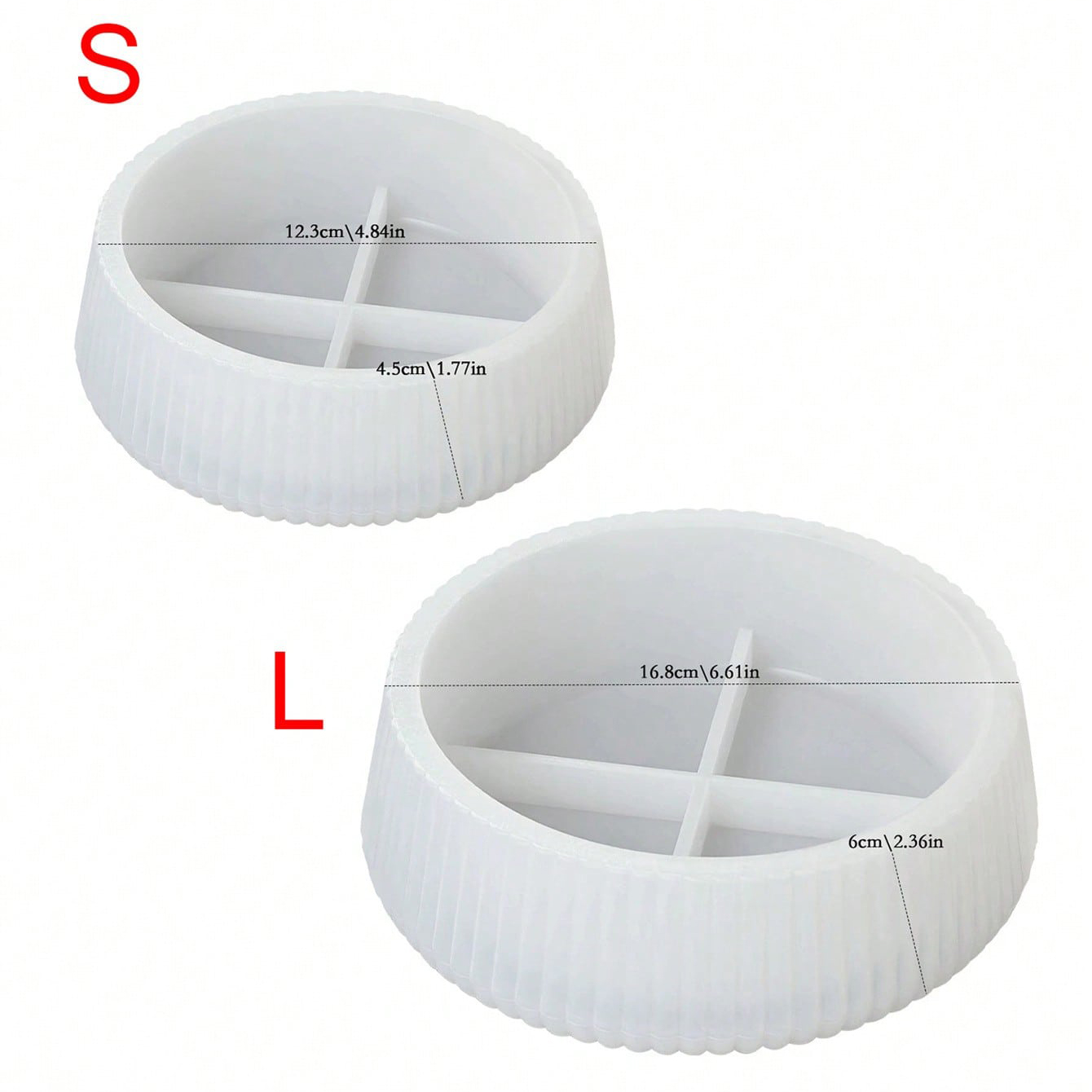1pc Oversized Round Striped St - Coaster Mold Round recension och pris