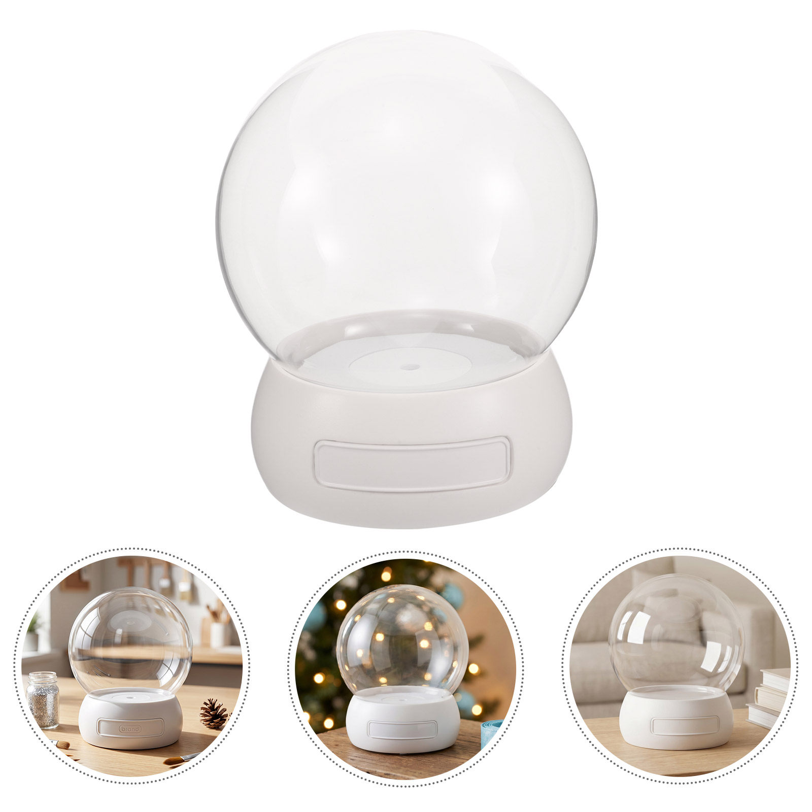 Empty Snow Globe Shell Glass D - Flower Preservation Resin recension och pris