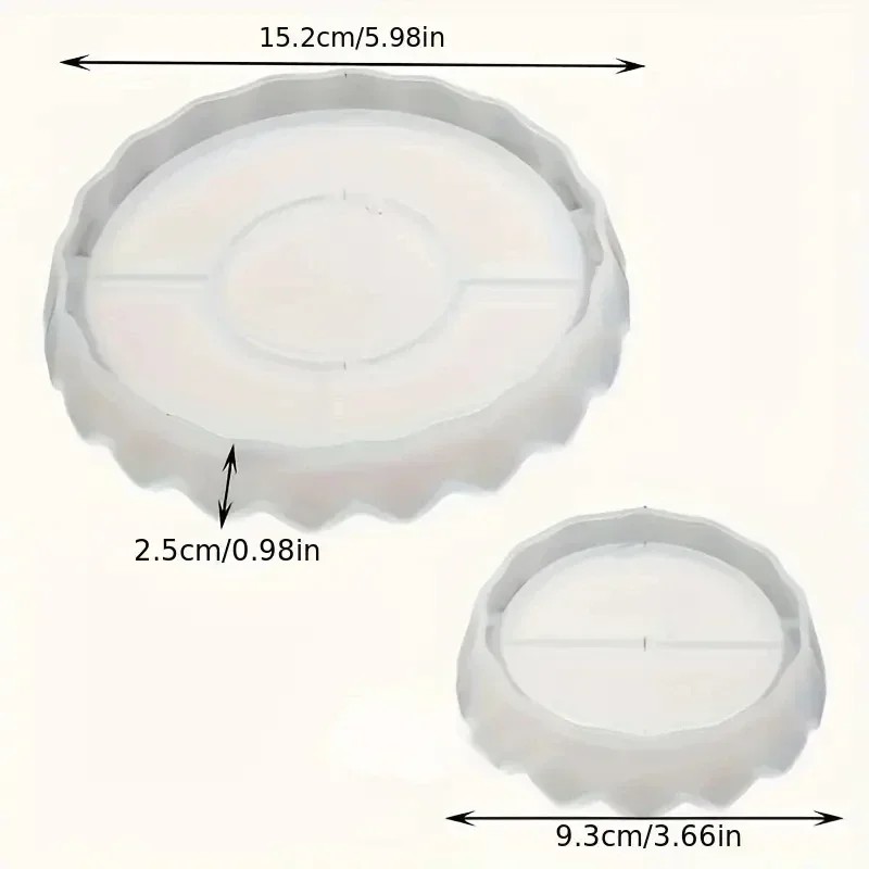 Wonderful Silicone Jewelry Tra - Coaster Mold Round recension och pris